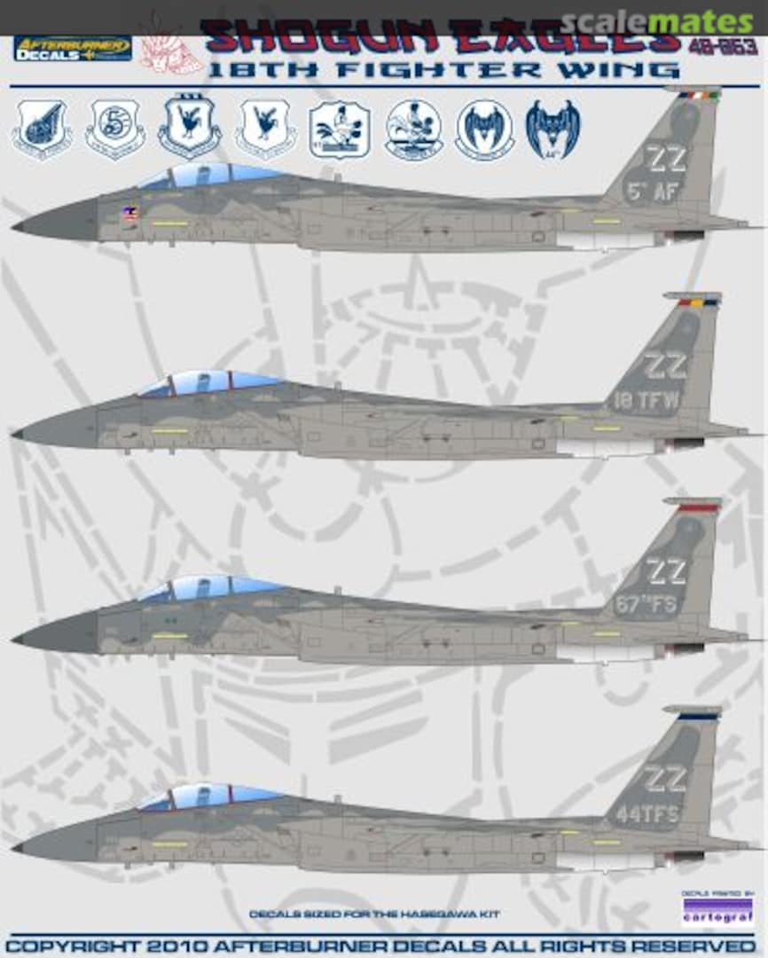 Boxart Shogun Eagles 48-063 Afterburner Decals