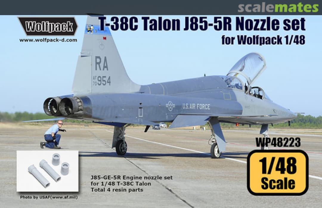 Boxart T-38C Talon J85-5R Nozzle set WP48223 Wolfpack