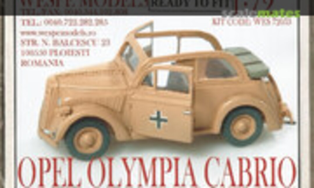 1:72 Opel Olympia Cabrio (Wespe Models WES 72053)