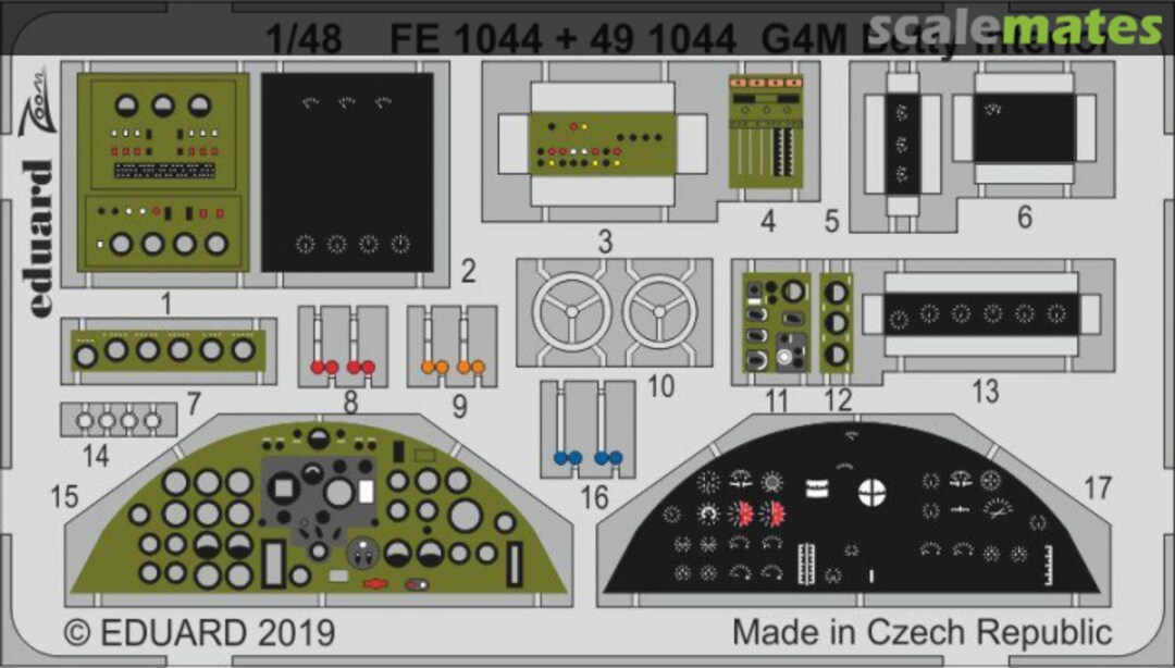 Boxart G4M Betty interior FE1044 Eduard