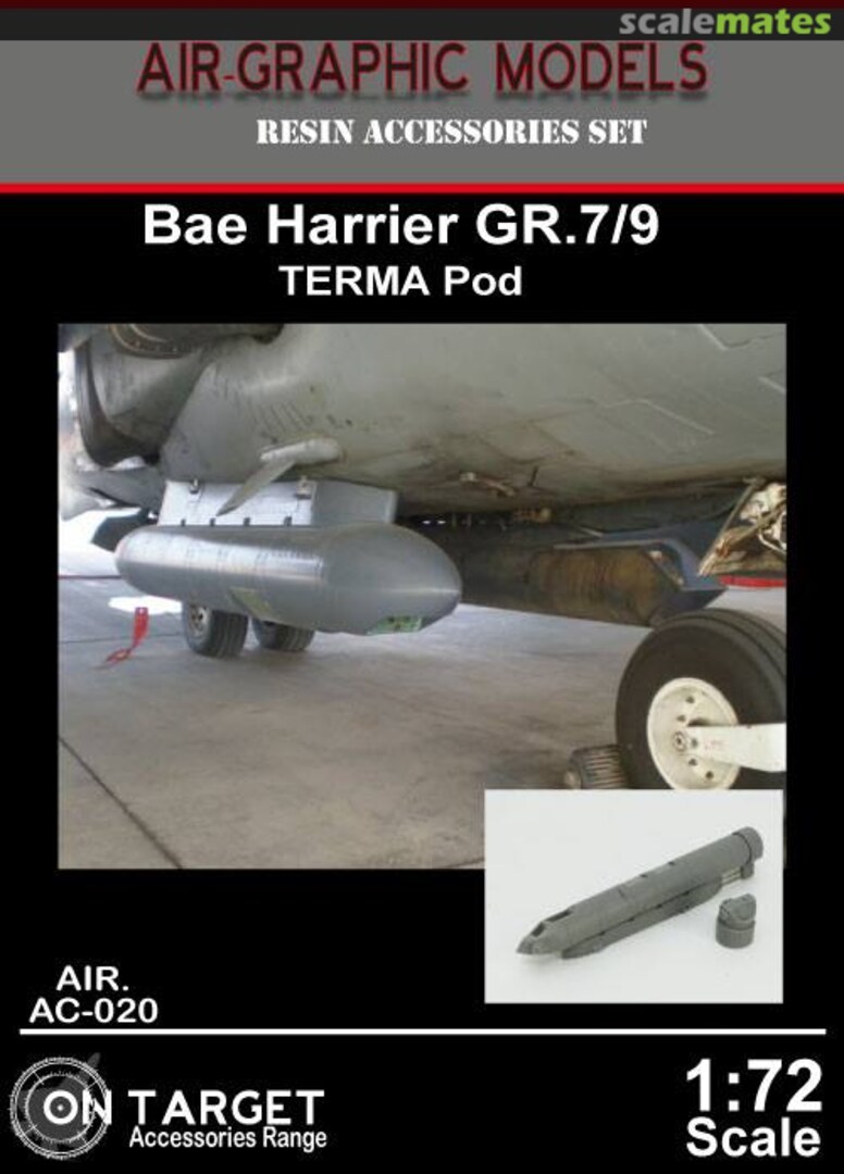 Boxart RAF Harrier GR7/9 TERMA Pod AC-010 Air-Graphic Models