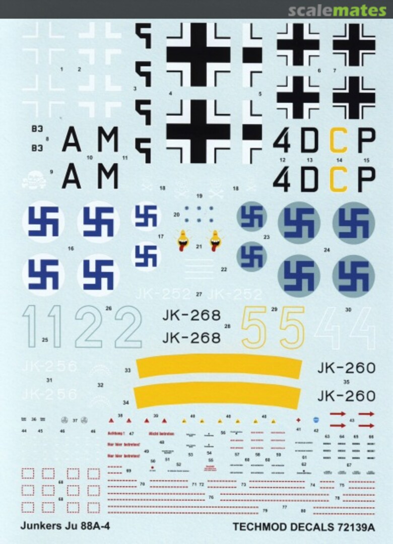 Boxart Junkers Ju-88A-4 72139A Techmod