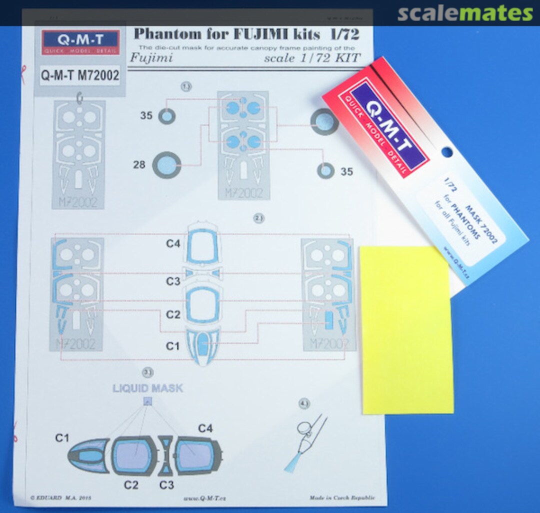 Boxart Mask for Phantom F-4 B/N/E/F/G M72002 Q-M-T