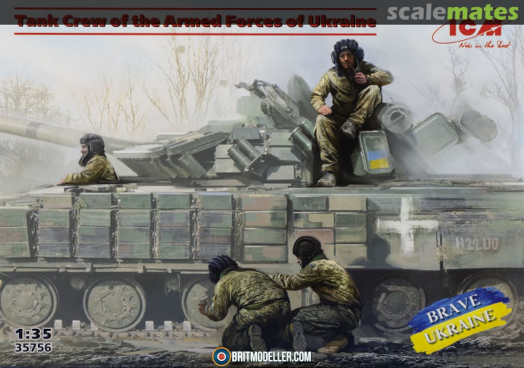 Boxart Tank Crew of the Armed Forces of Ukraine 35756 ICM