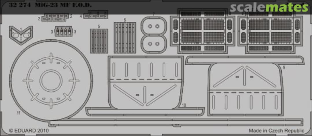 Boxart MiG-23MF F.O.D. 32274 Eduard
