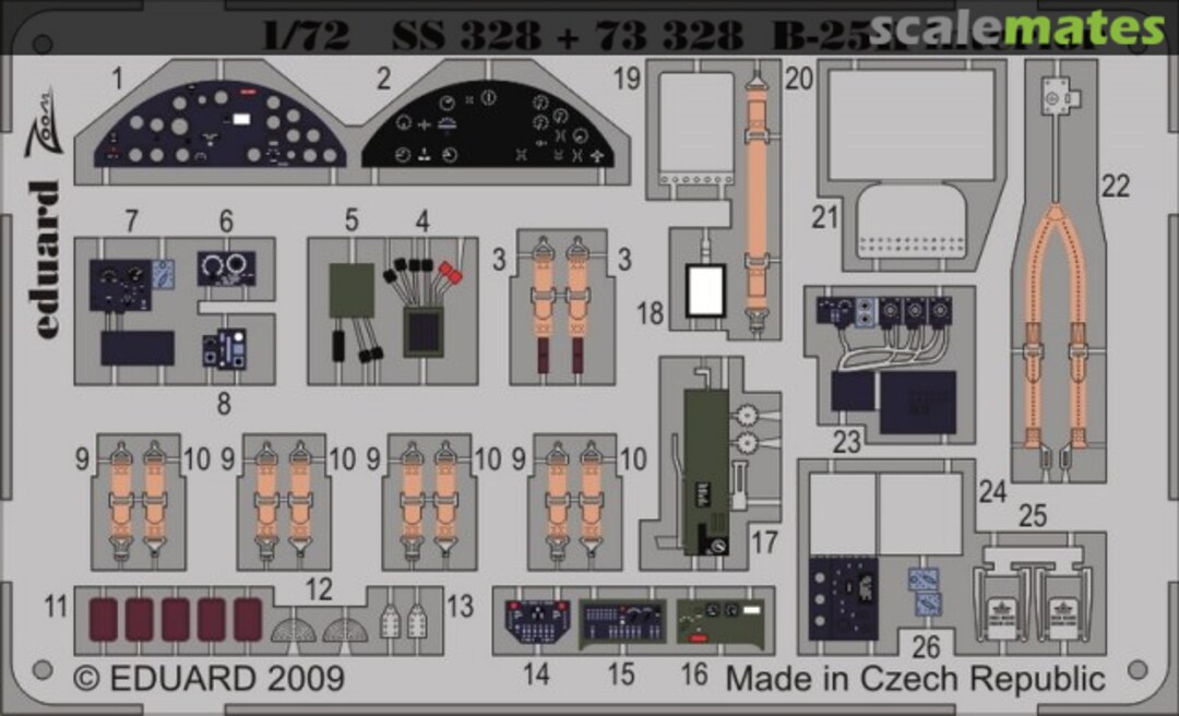 Boxart B-25H interior S.A. SS328 Eduard