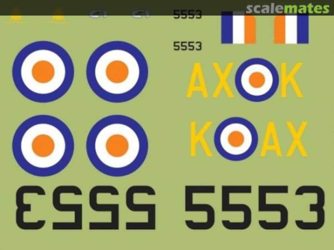 Boxart SAAF Spitfire Mk.L.F.IX MAV-480177 MAV Decals