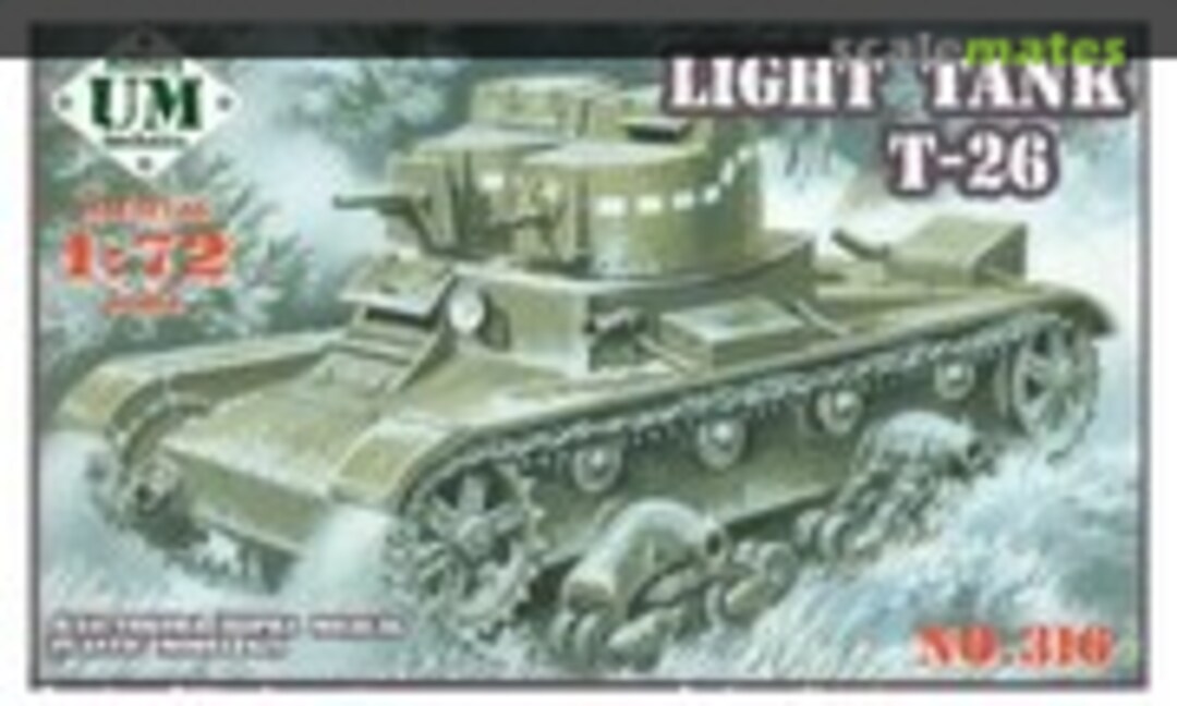 1:72 Light Tank T-26 (UM Military Technics 316)