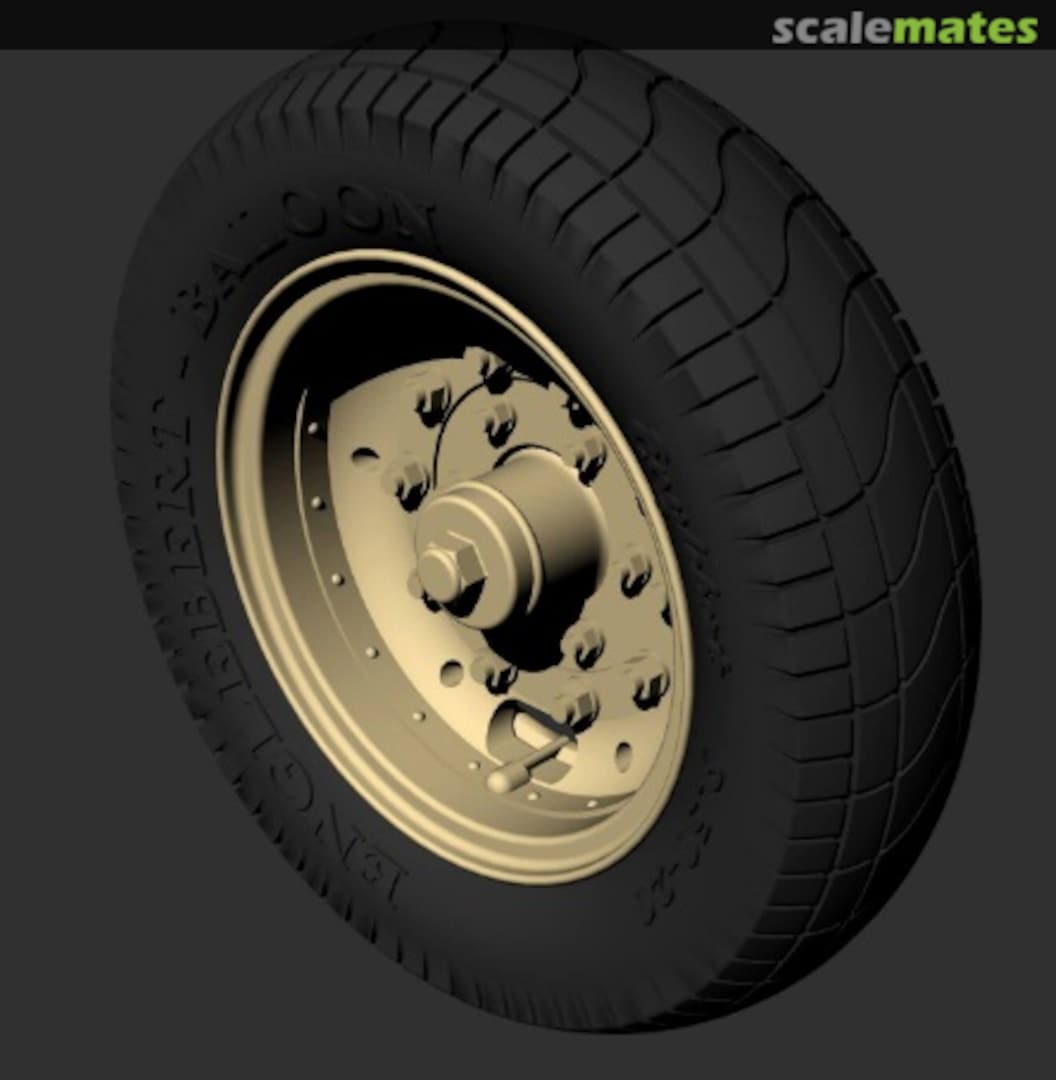 Boxart Rolls-Royce AC Road wheels RE35-594 Panzer Art