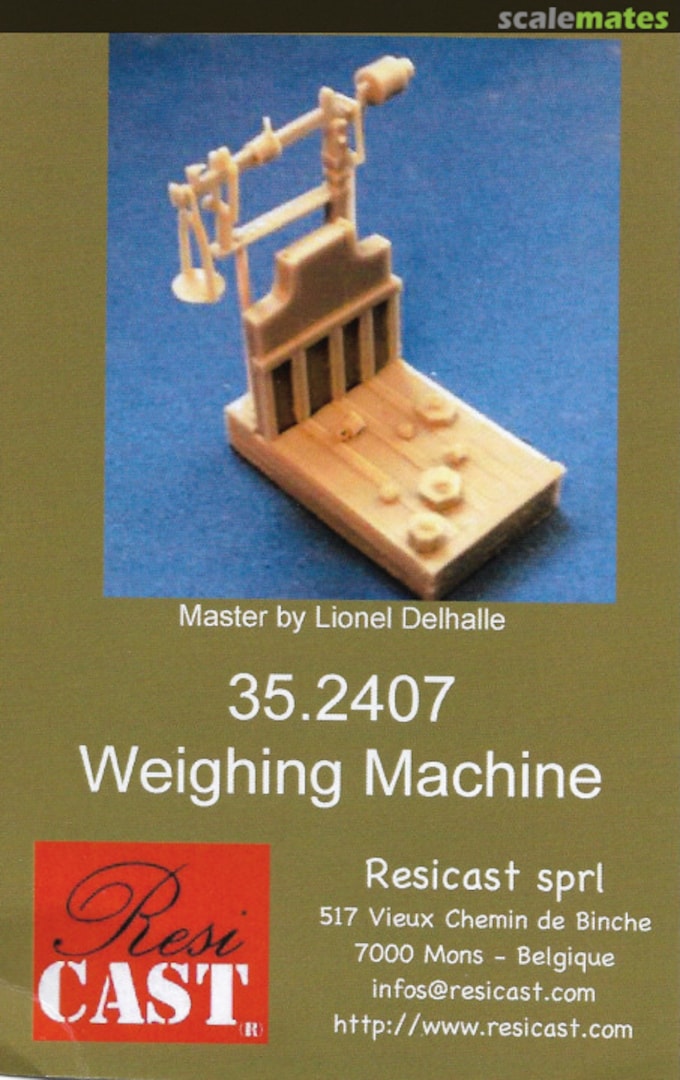 Boxart Weighing Machine 35.2407 Resicast