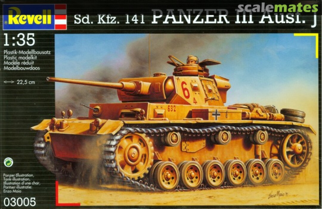 Boxart Panzer III Ausf. J 03005 Revell