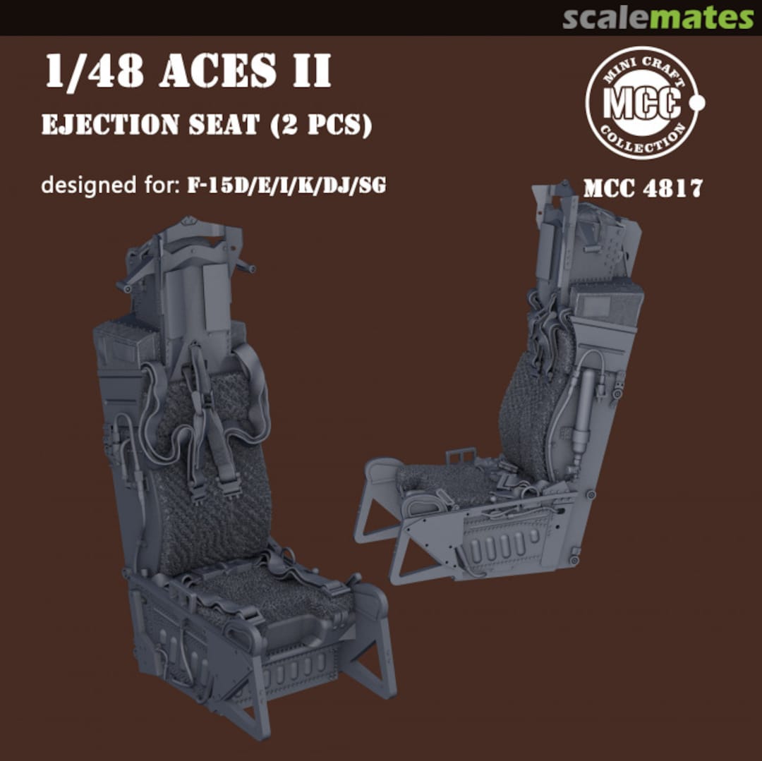 Boxart ACES II Ejection Seat (2 pcs) MCC4817 MINI CRAFT collection