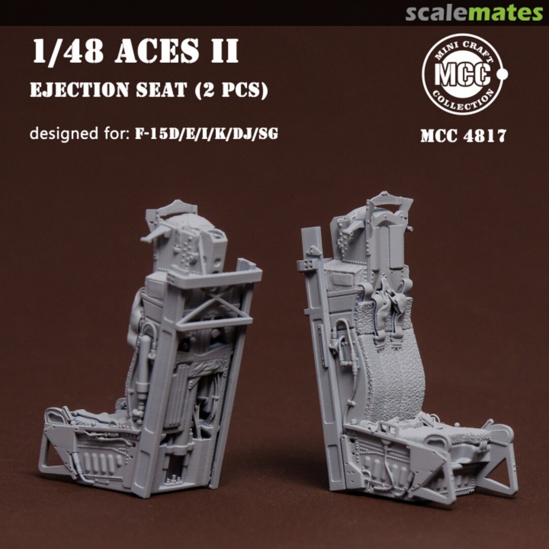 Contents ACES II Ejection Seat (2 pcs) MCC4817 MINI CRAFT collection