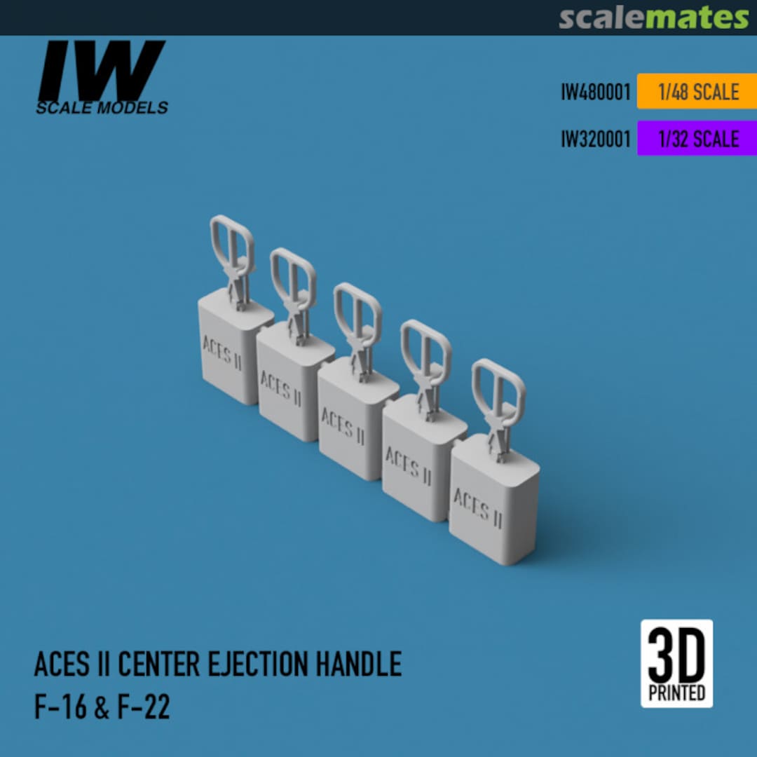 Boxart ACES II Center Ejection Handle IW480001 IW Scale Models