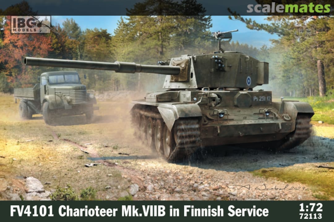 Boxart FV4101 Charioteer Mk.VIIB in Finnish Service 72113 IBG Models