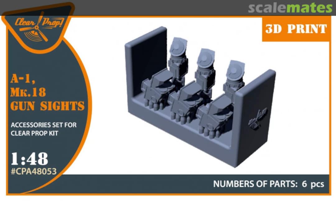 Boxart A-1 Mk.18 gun sights CPA48053 Clear Prop!