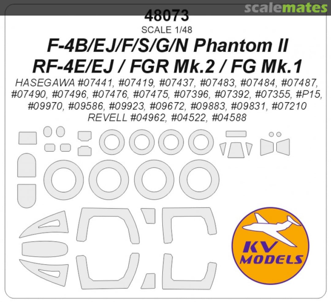 Boxart F-4 / RF-4 Phantom II 48073 KV Models