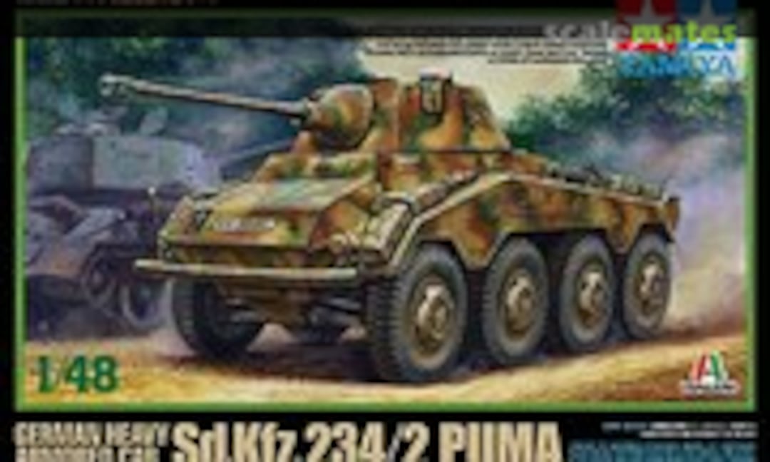 1:48 German Heavy Armored Car Sd.Kfz. 234/2 Puma (Tamiya 37010)