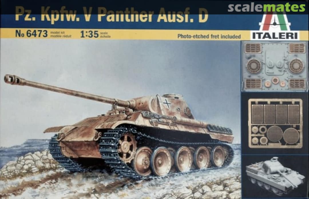 Boxart Panther Ausf.D 6473 Italeri