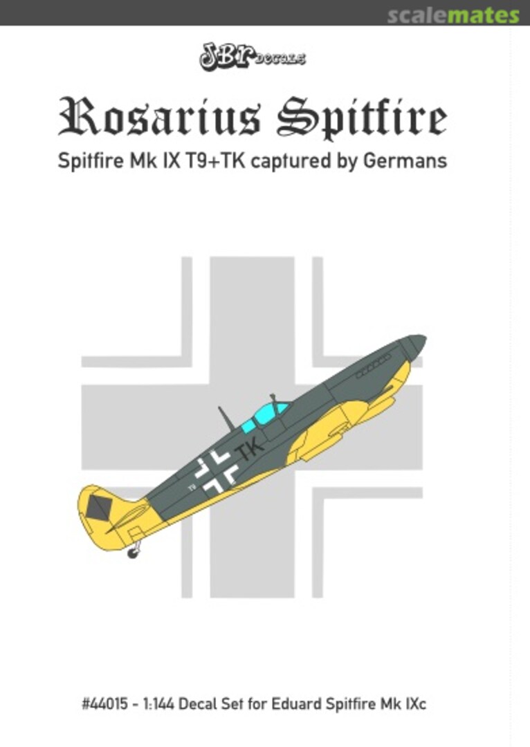 Boxart Rosarius Spitfire 44015 JBr Decals