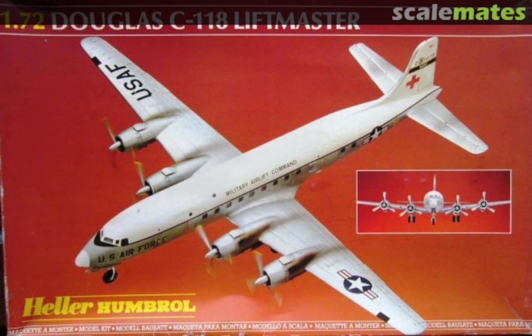 Boxart Douglas C-118 Liftmaster 80317 Heller Humbrol