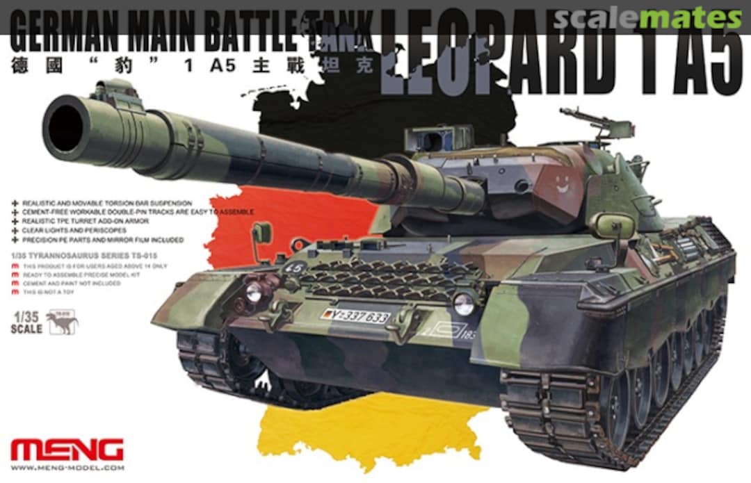 Boxart Leopard 1 A5 TS-015 Meng Model