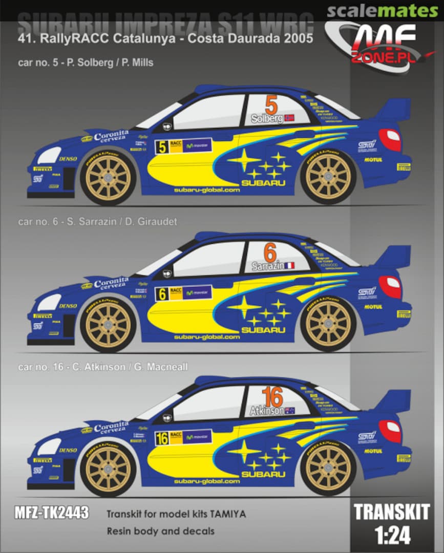 Boxart Subaru Impreza S11 WRC TK2443 MF-Zone