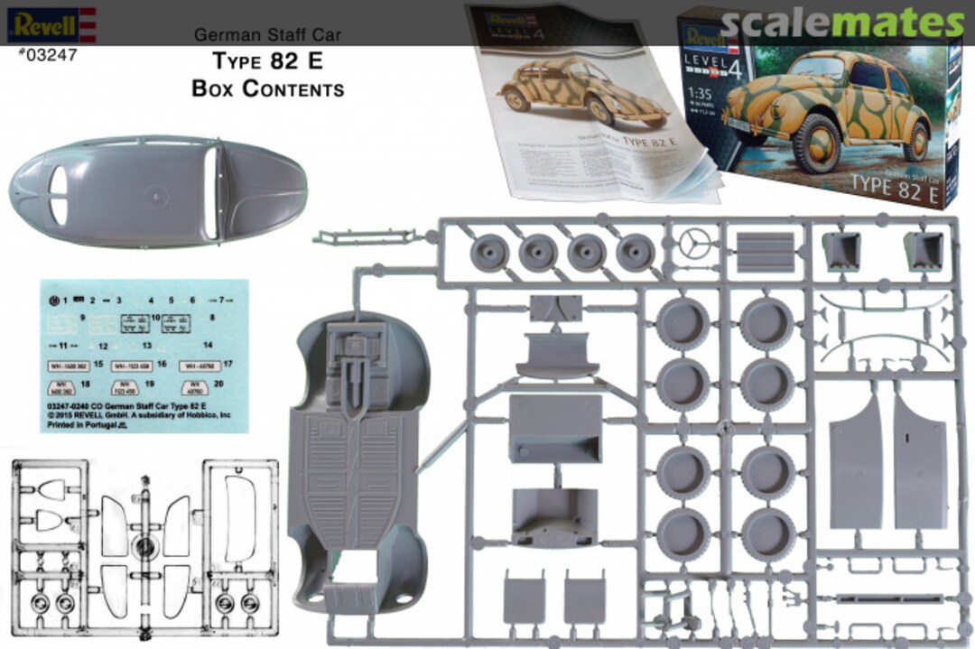 Contents Type 82 E 03247 Revell