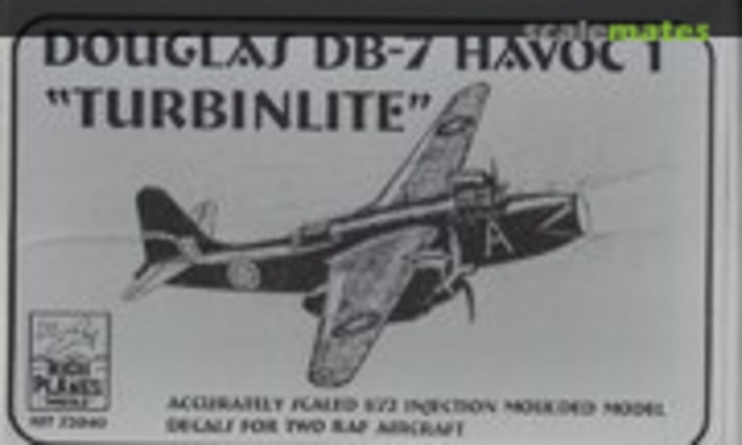 1:72 Douglas DB-7 Havoc 1 &quot;Turbinlite&quot; (High Planes Models 72040)