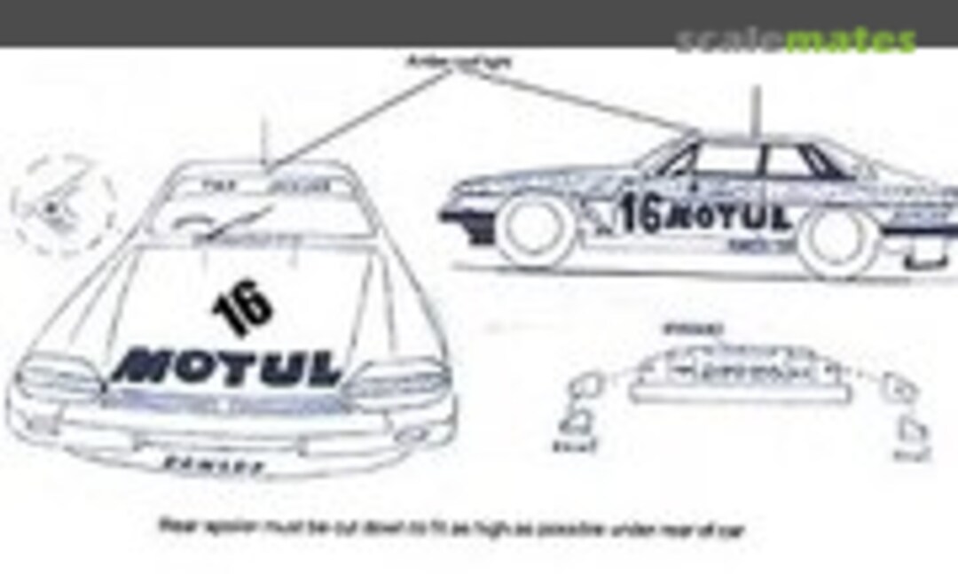 Jaguar XJS &quot;Motul&quot; (Automodelli Studio 43030B)