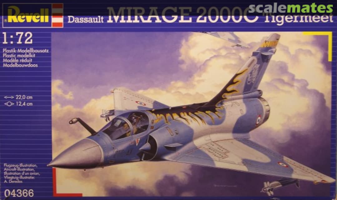 Boxart Dassault Mirage 2000C Tigermeet 04366 Revell