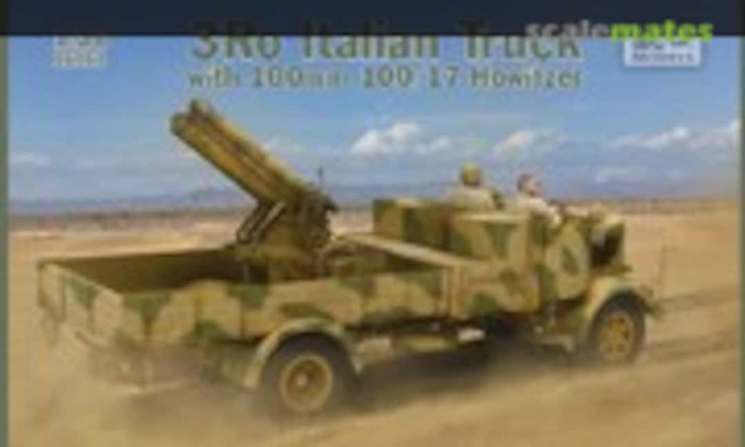 1:35 3Ro Italian Truck with 100/17 100mm Howitzer (IBG Models 35053)