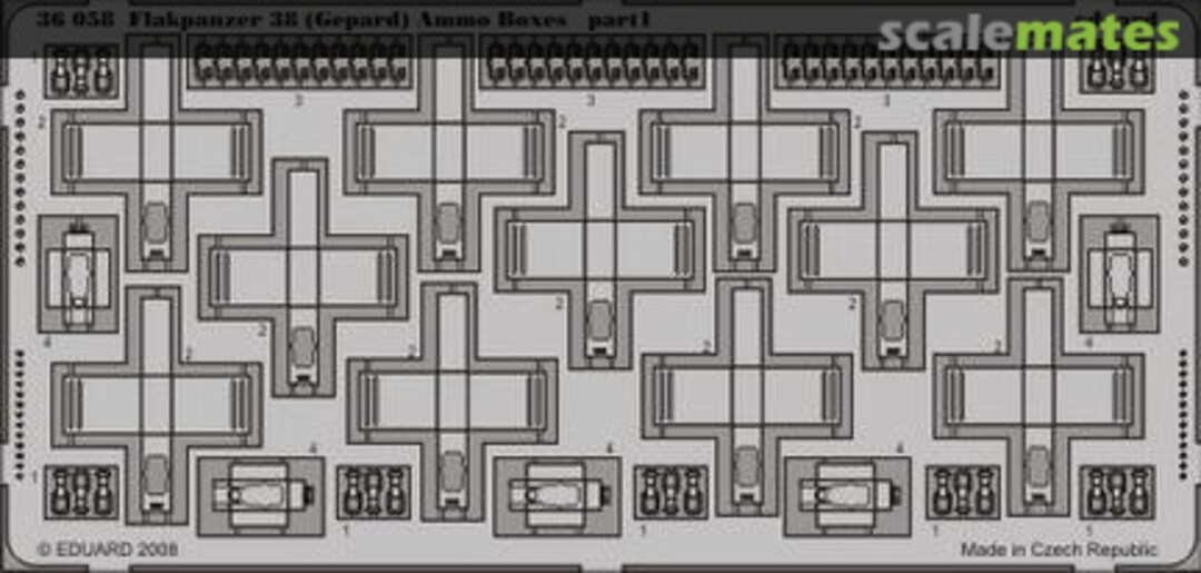 Boxart Flakpanzer 38 (Gepard) Ammo Boxes 36058 Eduard