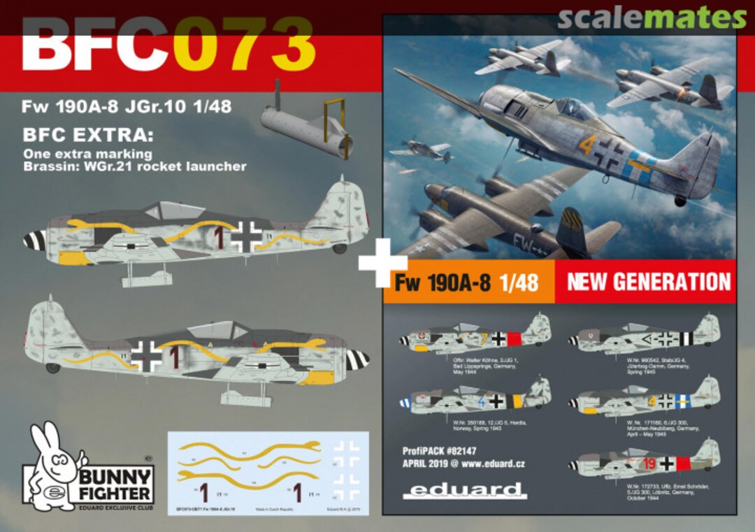 Boxart Fw 190A-8 JGr.10 BFC073 Eduard