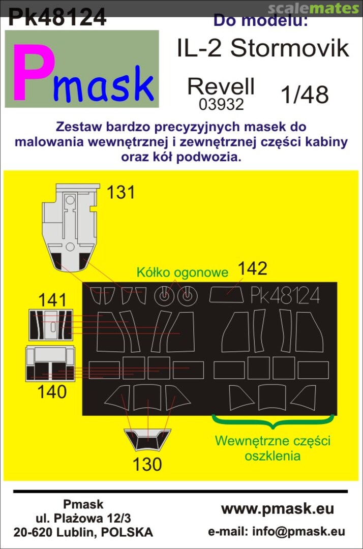 Boxart IL-2 Stormovik (Revell 03932) PK48124 Pmask