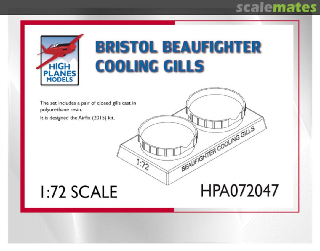 Boxart Bristol Beaufighter Cooling Gills HPA072047 High Planes Models