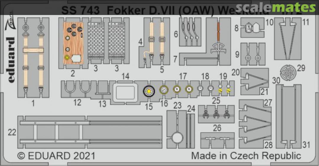 Boxart Fokker D.VII (OAW) SS743 Eduard