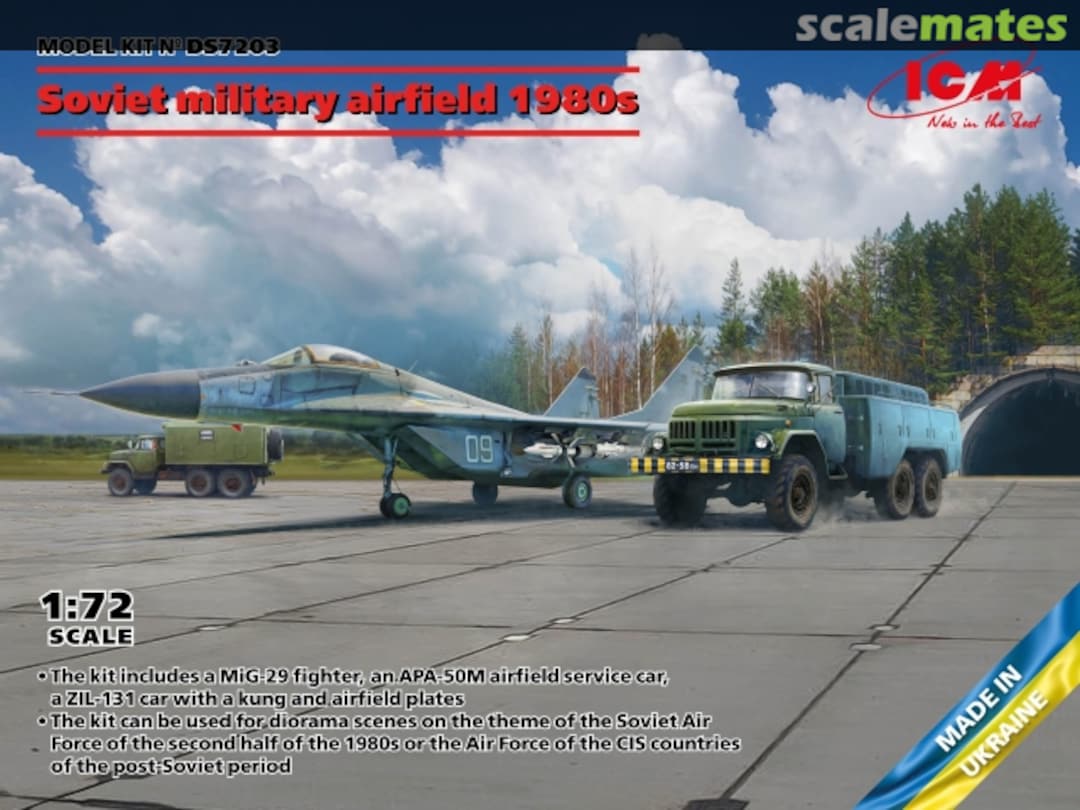 Boxart Soviet military airfield 1980's DS7203 ICM