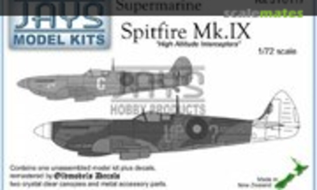 1:72 Supermarine Spitfire Mk.IX (JAYS Model Kits JY0117)