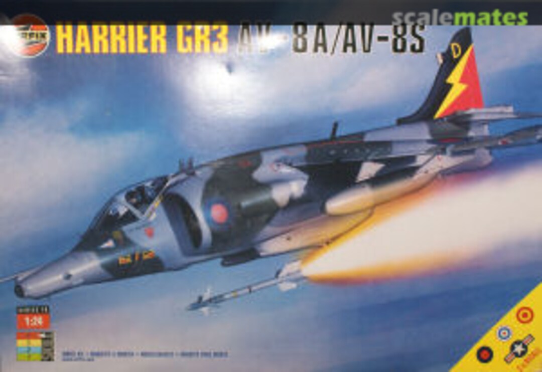 Boxart Harrier GR3 AV-8A/AV-8S 18003 Airfix