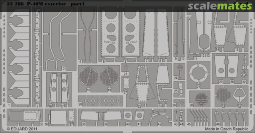 Boxart P-40M exterior 32286 Eduard