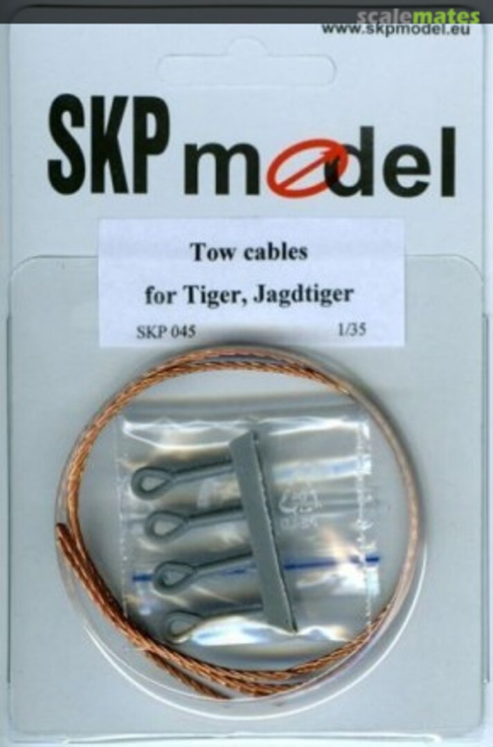 Boxart Tow cables for Tiger/Jagdtiger SKP 045 SKP model