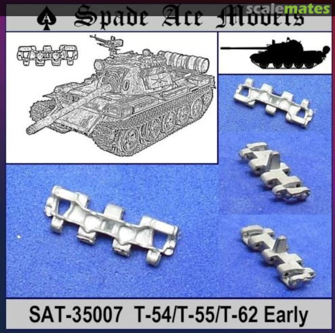 Boxart Metal Tracks Russian T-54/T-55/T-62 SAT-35007 Spade Ace Models