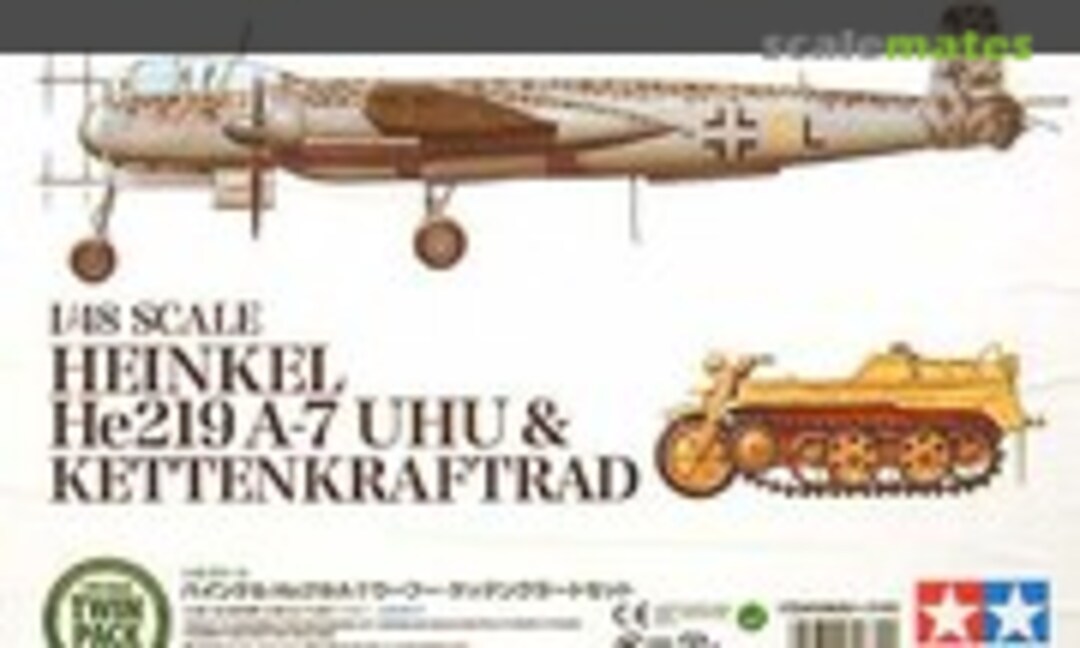 1:48 Heinkel He219A-7 Uhu &amp; Kettenkraftrad (Tamiya 89682)