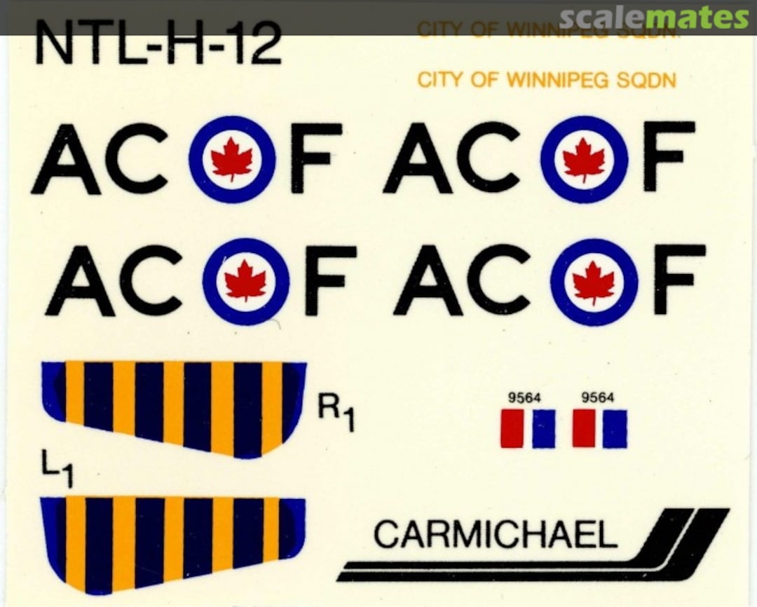 Boxart P-51D NTL-H-12 Carmichael Decals