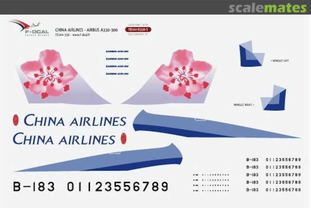 Boxart Airbus A330-302, A330-343 144-536 F-DCAL