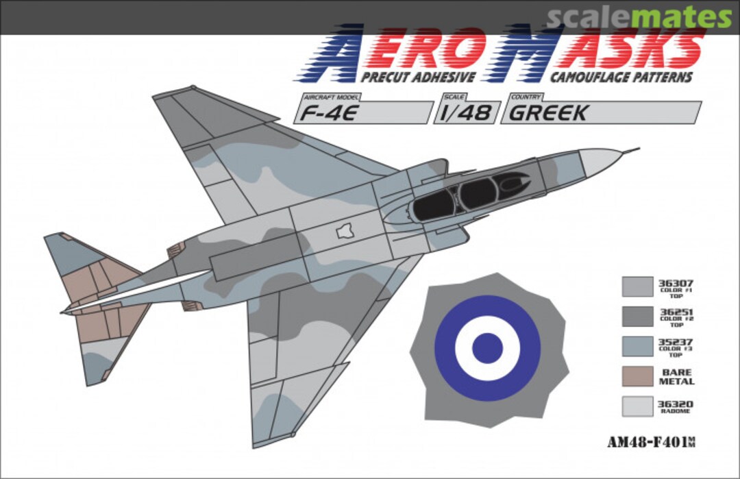 Boxart F-4E Greek AM48-F401 AeroMasks