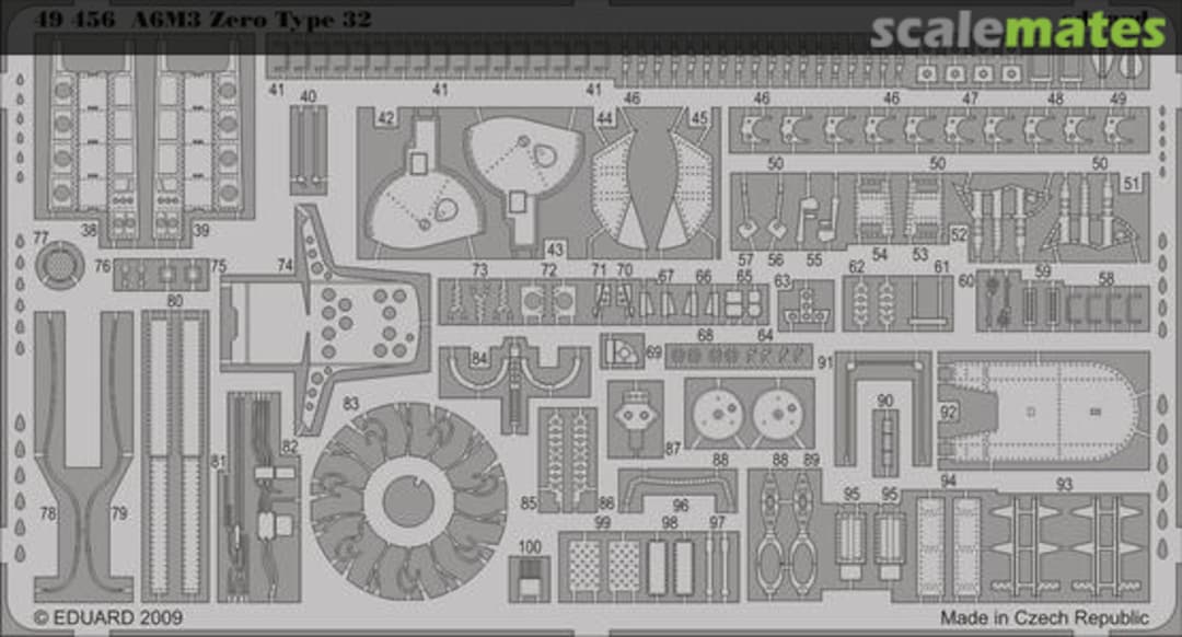 Boxart A6M3 Zero Type 32 S.A. 49456 Eduard