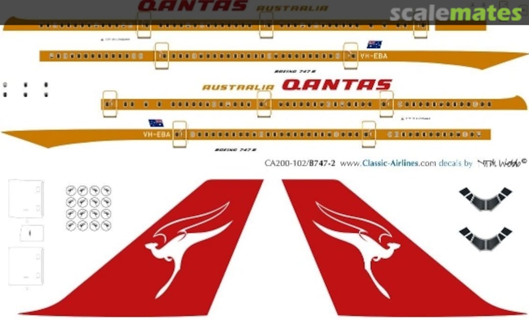 Boxart Qantas 747 (delivery) CA200-102 Classic Airlines