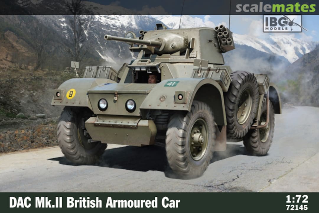 Boxart Daimler Armoured Car Mk.II 72145 IBG Models